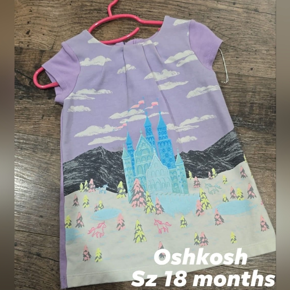 Oshkosh baby girl dress sz 18 months